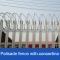 Hot DIP Galvanized Steel Palisade Fence / Powder Coated Palisade Fence